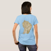 Guyane Flag en Map Dk T-Shirt (Achterkant volledig)