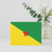 Guyane Flag GF Briefkaart (Staand voorkant)