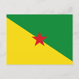Guyane Flag GF Briefkaart