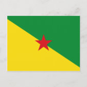 Guyane Flag GF Briefkaart (Voorkant)