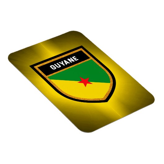 Guyane Flag Magneet (Rechterzijde)