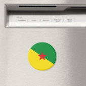 Guyane Vlag GF Magneet (Insitu (Vaatwasser))