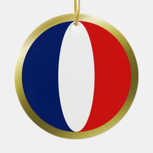 Guyane Vlag Ornament (Voorkant)