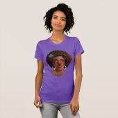 Guyanese Afro Girl T-shirt (Voorkant volledig)