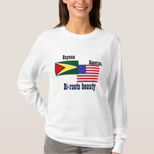guyanese-amerikaanse t-shirts met twee wortels, sc