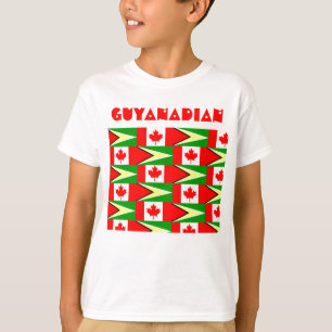 guyanese-canadese kinder t-shirts voor guyanadisch