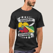 Guyanese en Ecuadoraanse vlag T-shirt (Voorkant)