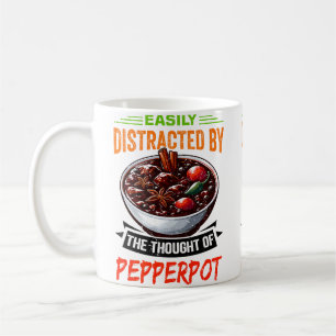 Guyanese eten met Guyanese Pepperpot Koffiemok