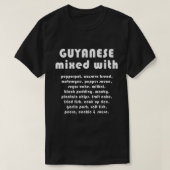 Guyanese gemengd met t-shirt (Design voorkant)