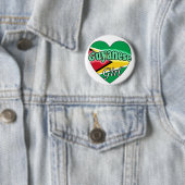 Guyanese Girl Ronde Button 5,7 Cm (In situ)