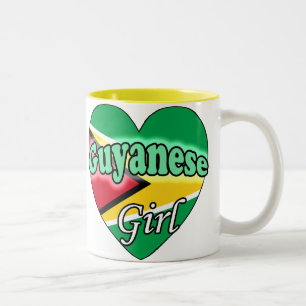 Guyanese Girl Tweekleurige Koffiemok