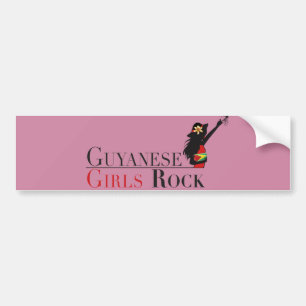 Guyanese Girls Rock Bumperstickers
