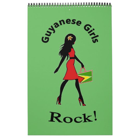 Guyanese Girls Rock Calendar Kalender (Hoes)