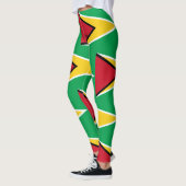 "Guyanese glorie: op vlag geïnspireerde aangepaste Leggings (Links)