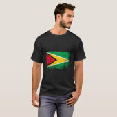 Guyanese nationale vlag geschenk t-shirt (Voorkant volledig)