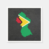 Guyanese trip souvenir servet (Voorkant)