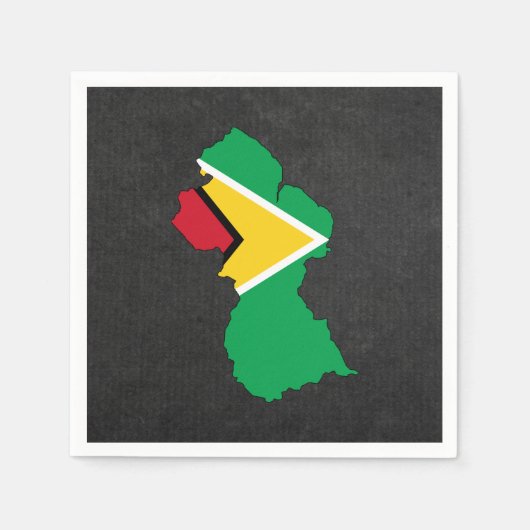 Guyanese trip souvenir servet (Voorkant)