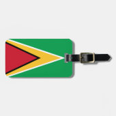 Guyanese vlag bagagelabel (Voorkant horizontaal)