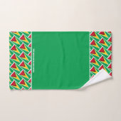 GUYANESE VLAG - GEMIDDELDE scripts GROEN Bad Handdoek (Handdoek)