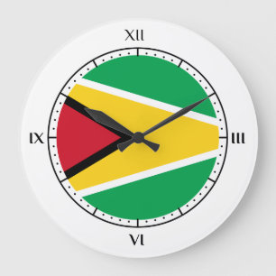 Guyanese vlag grote klok