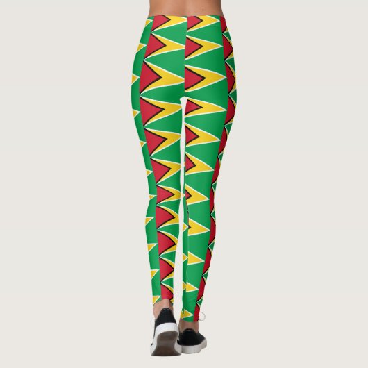Guyanese vlag leggings (Achterkant)