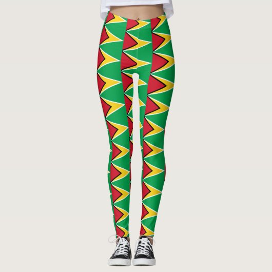 Guyanese vlag leggings (Voorkant)