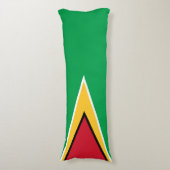 Guyanese vlag lichaamskussen (Voorkant Verticaal)