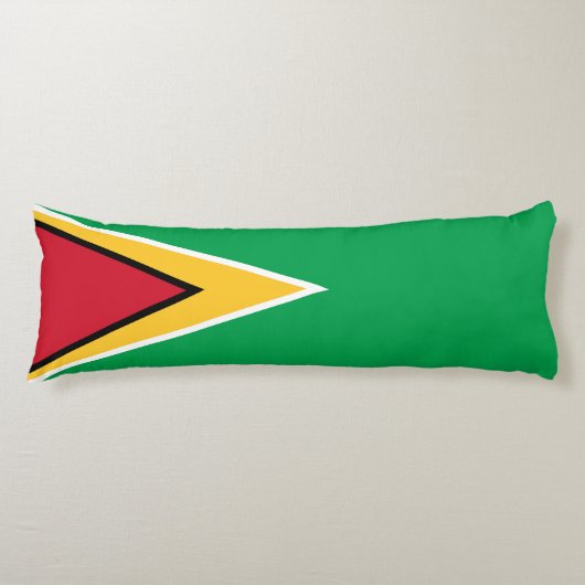 Guyanese vlag lichaamskussen (Voorkant)