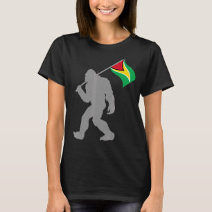 Guyanese vlag op Guyana-vlag T-shirt