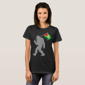 Guyanese vlag op Guyana-vlag T-shirt (Voorkant volledig)