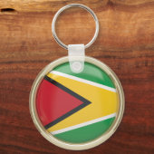 Guyanese vlag Sleutelhanger (Voorkant)