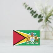 Guyanese Vlag & Wapen, Vlag van Guyana Visitekaartje (Staand voorkant)