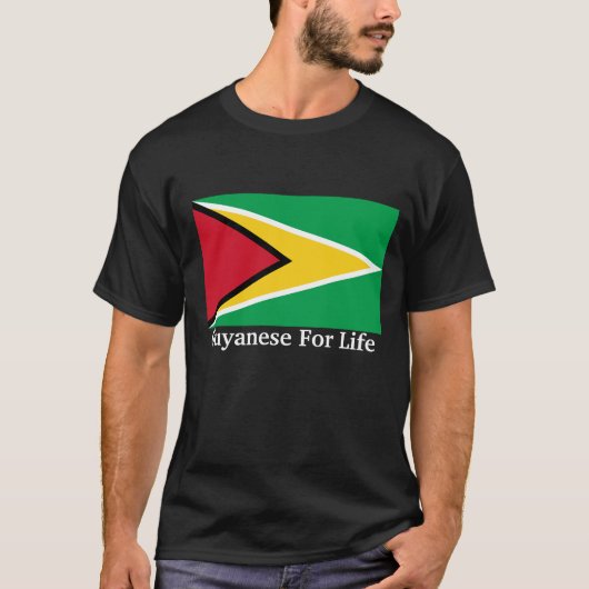 Guyanese voor het leven t-shirt (Voorkant)