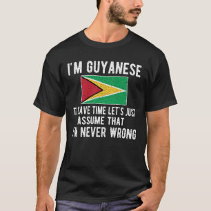 Guyanese werelderfgoed Guyana roet Guyanese vlag T-shirt