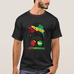 Guyaneselife Guyana Guyanese vlag T-shirt