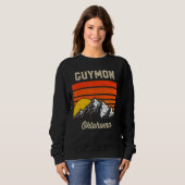 Guymon Oklahoma Retro City State , Verenigde State Trui (Voorkant volledig)