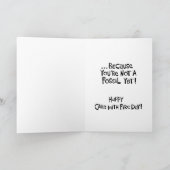 Guy's 32ste verjaardag geruststelling kaart (Binnen)