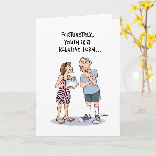 Guy's 50th Birthday Kaart (Gele Bloem)