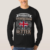 Guys from BIRMINGHAM do it better Uk Union flag T-shirt (Voorkant)