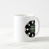 Guy's Gal's Poker Club Zwart Poker Chip Koffie Mok (Voorkant rechts)