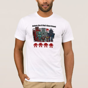 Guy's  Japanse Speelgoed Robot T Shirt