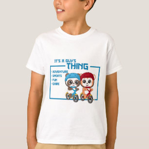 Guys' Thing: Heldere en leuke kunst voor kinderen T-shirt