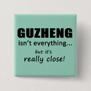 Guzheng is niet alles vierkante button 5,1 cm