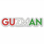 GUZMAN 01-6-INCH STICKER (Voorkant)