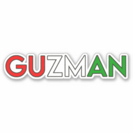 GUZMAN 01-6-INCH STICKER