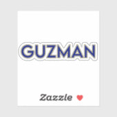 GUZMAN 02 — 3-INCH STICKER (Vel)