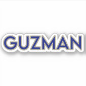 GUZMAN 02 — 3-INCH STICKER (Voorkant)
