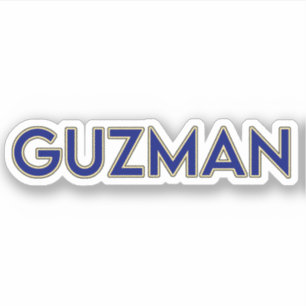 GUZMAN 02 — 3-INCH STICKER
