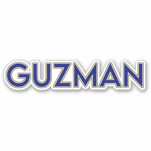 GUZMAN 02-6-INCH STICKER (Voorkant)