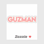 GUZMAN 03 — 3-INCH STICKER (Vel)